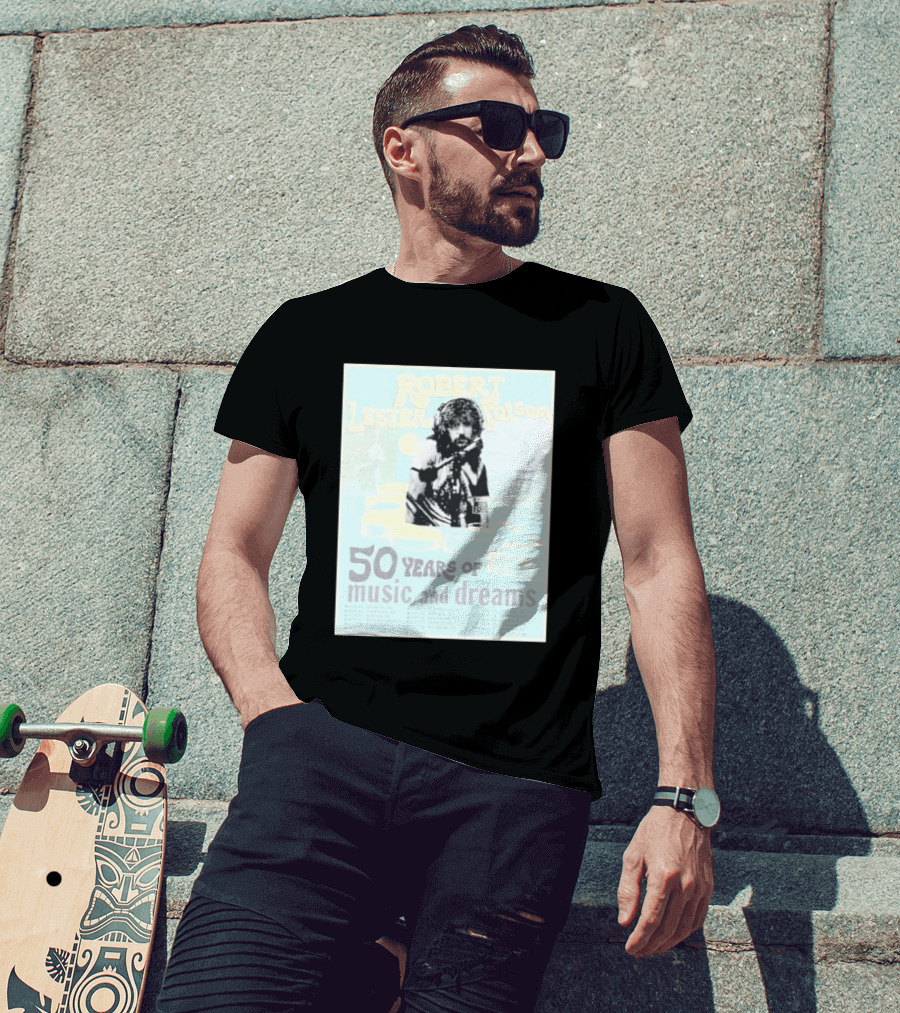 Robert Lester Folsom 50 Years Of Music And Dreams Tour 2026 Atlanta GA To Brussels BE Dates Short Black T-Shirt