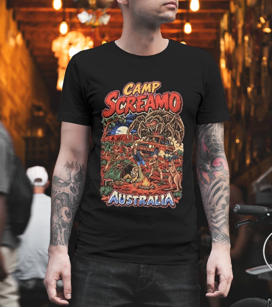 Original Camp Screamo Silverstein And Story Of The Year Australia Tour 2027 Dates T-Shirt