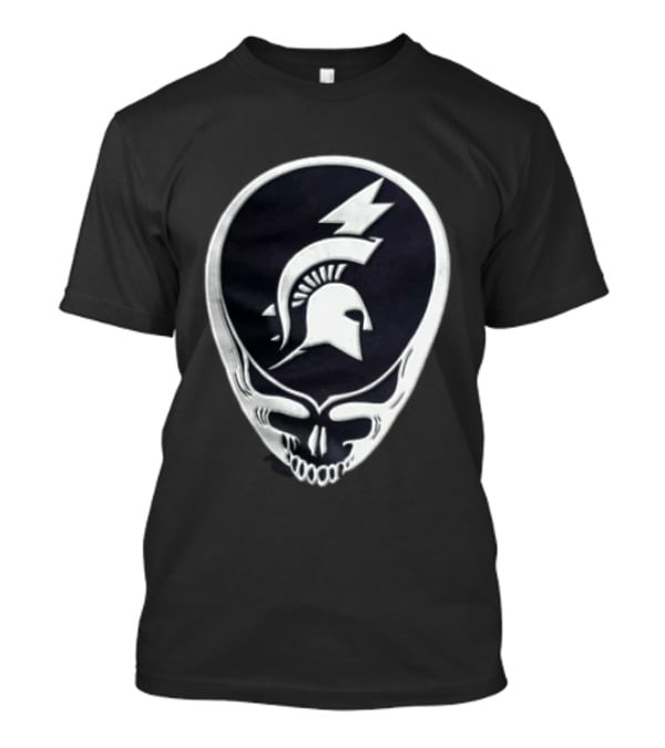 Michigan State University Spartan Helmet Steal Your Face T-Shirt