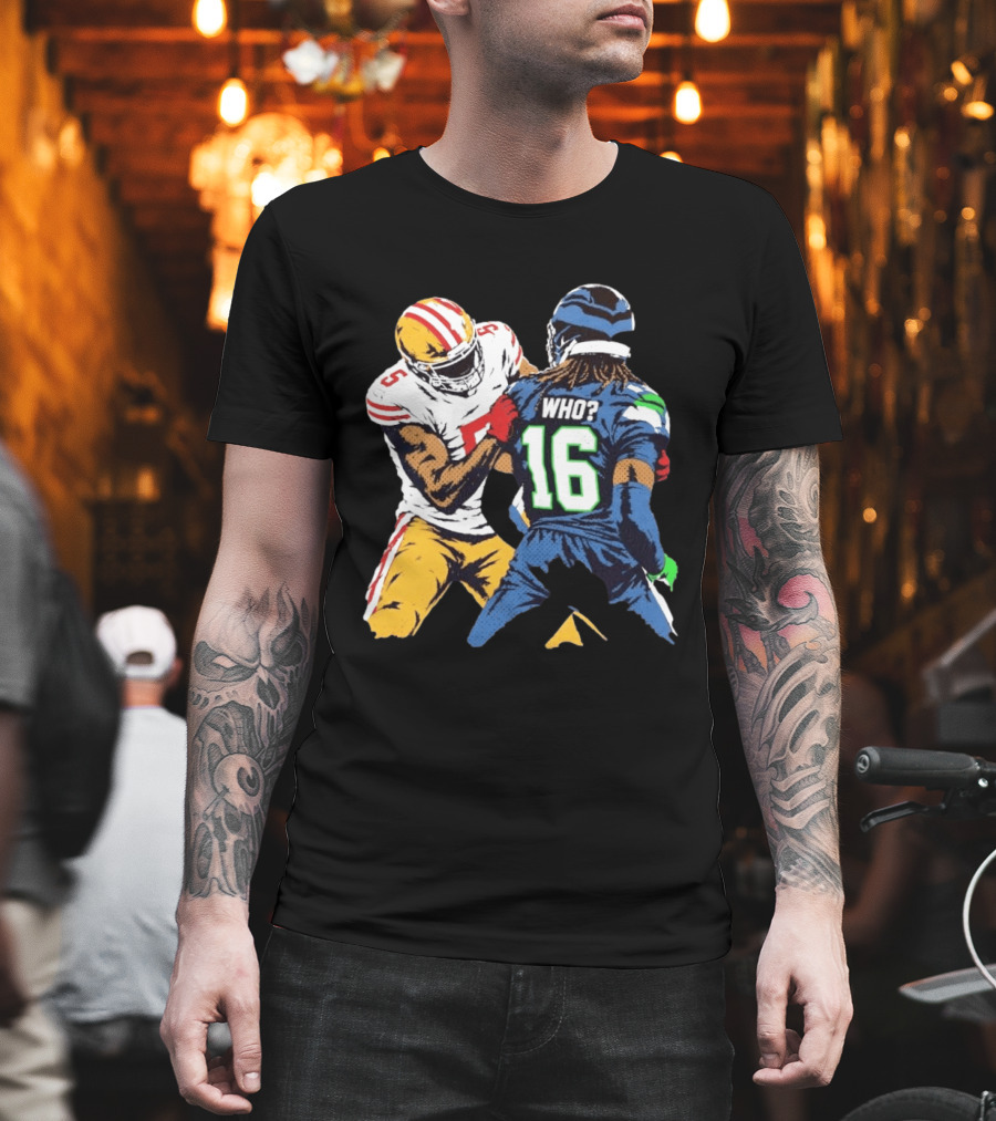 New King Who Dis Football 49ers Vs Seahawks Clash T-Shirt