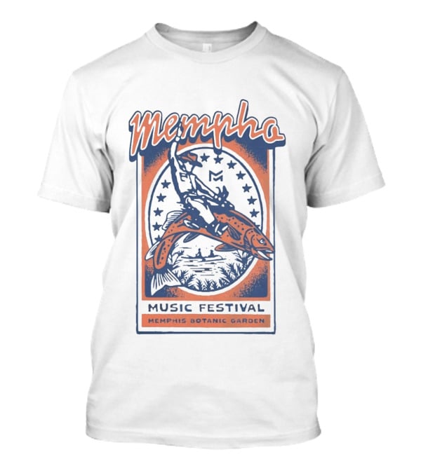 Mempho Music Festival 2026 Mempho Fish Buck Memphis Botanic Garden T-Shirt