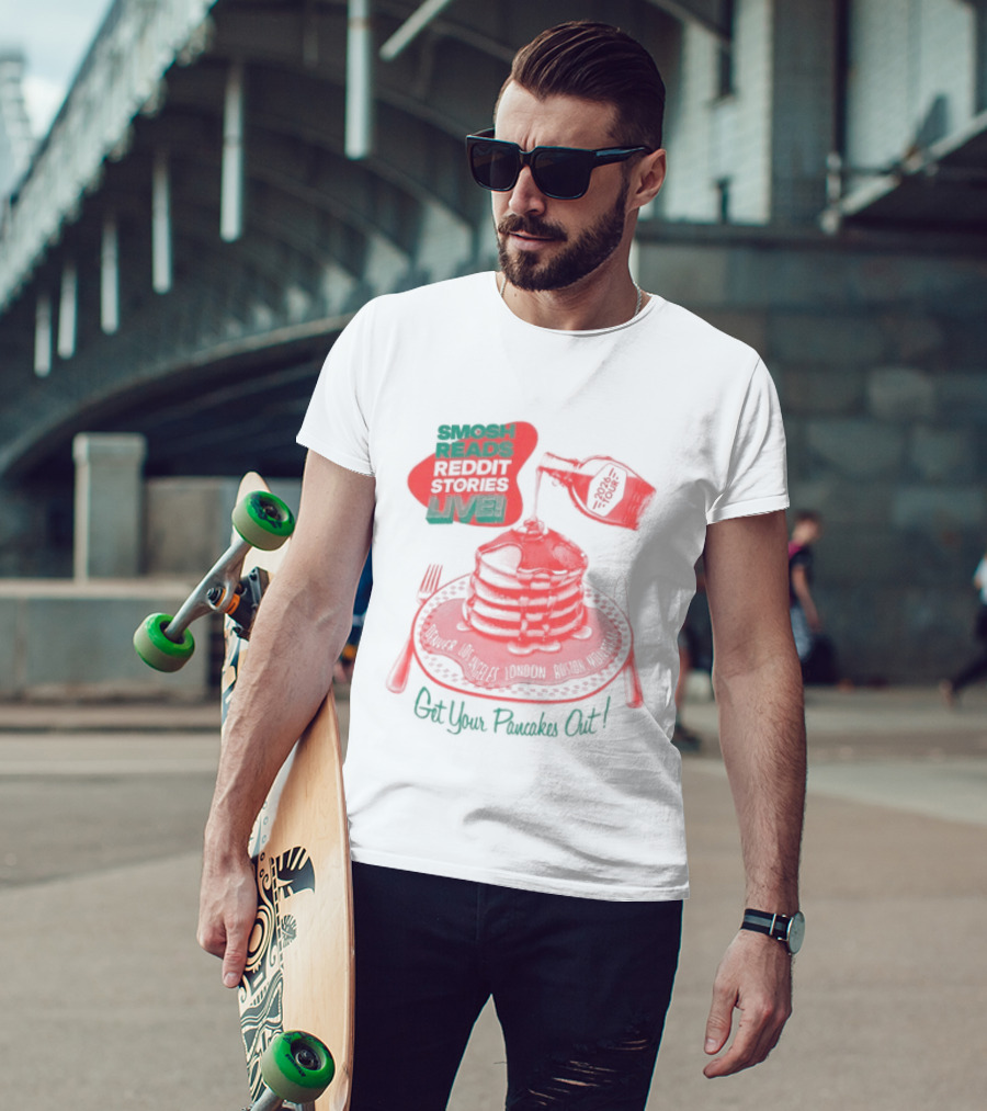 Smosh Reads Reddit Live Syrup And Pancakes T-Shirt