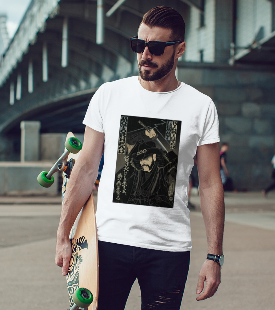 Motorhead Lemmy Kilmister Samurai Japanese T-Shirt