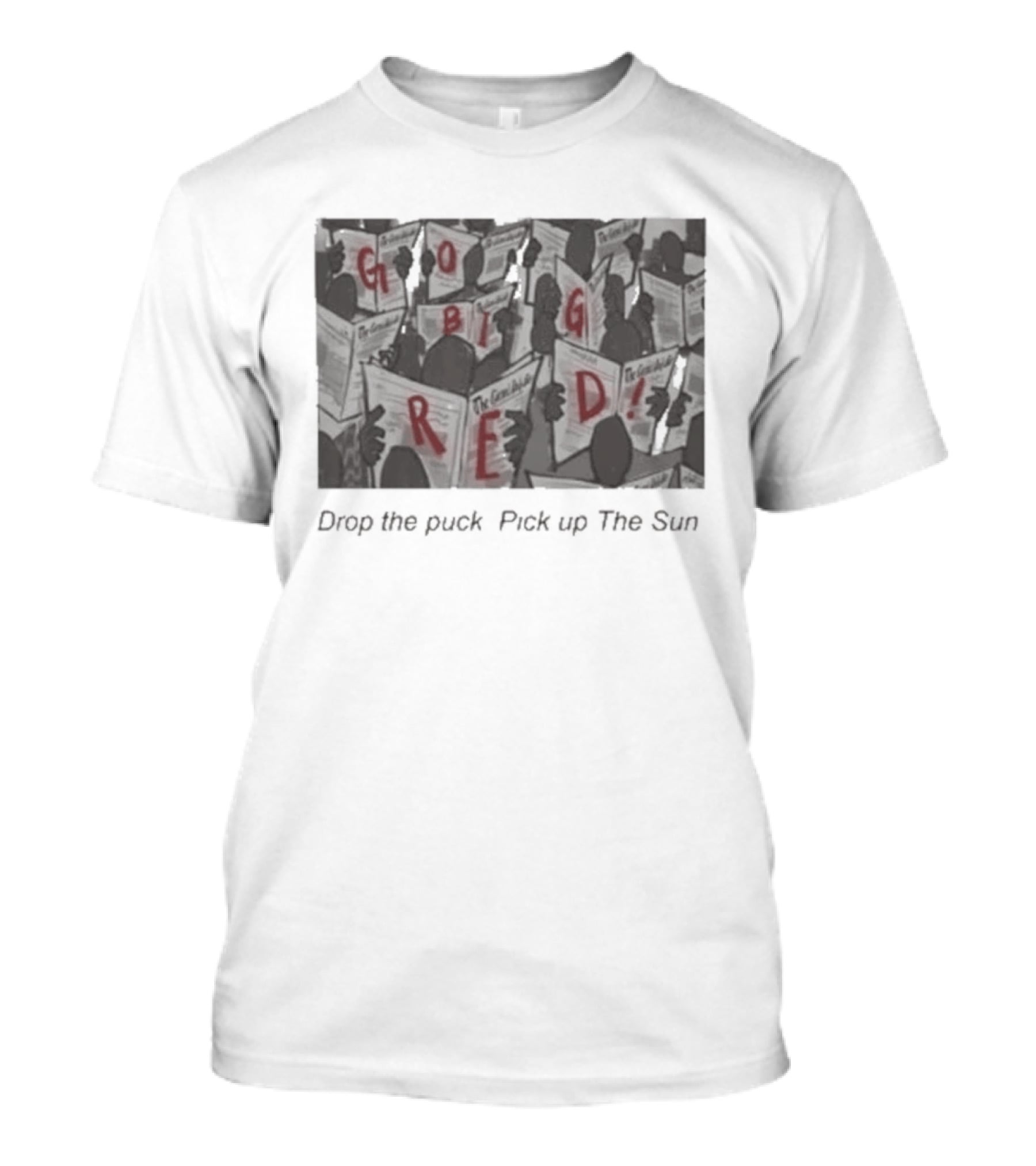 The Cornell Daily Sun Hockey Drop The Puck Pick Up The Sun T-Shirt