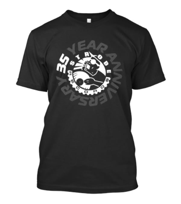 Strobe Records 35 Year Anniversary Vintage Vinyl Celebration T-Shirt