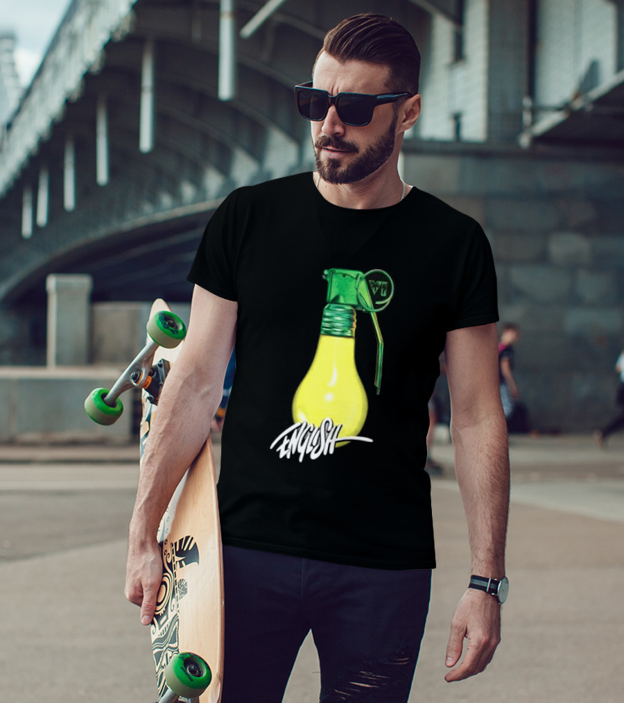 Wynwood Walls Store Ron English Light Bulb Grenade T-Shirt