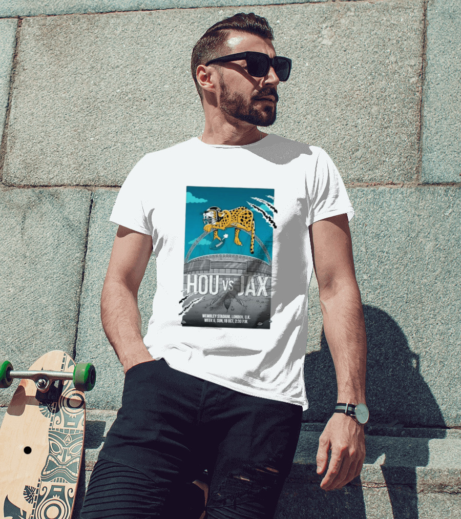 HOU Vs JAX Wembley Stadium London Week 6 Sun 18 Oct 2:30 PM T-Shirt