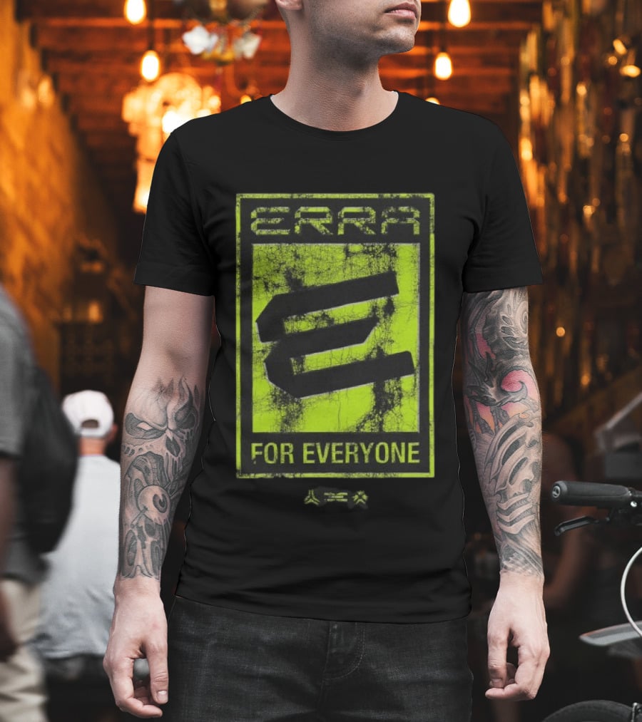 Erra For Everyone Grunge E Xbox Gaming T-Shirt