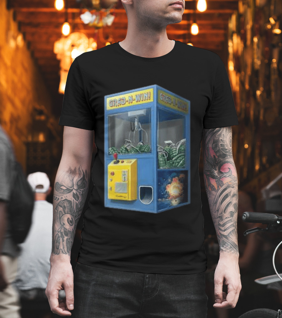 The Wynwood Walls Store Grab N Win Leon Keer Claw Machine Explosion T-Shirt
