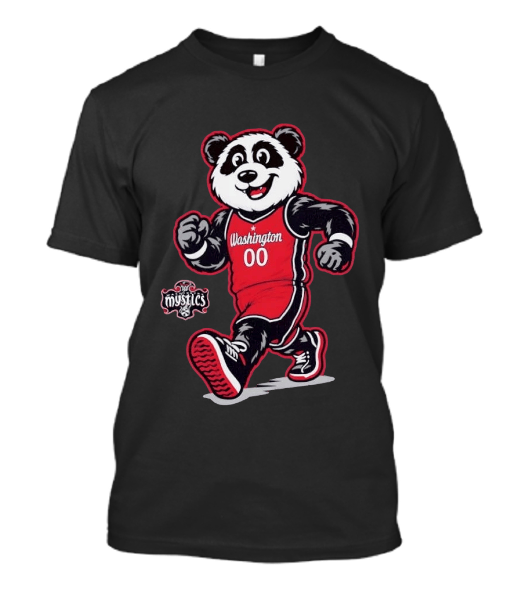 Washington Mystics Panda 00 Jersey T-Shirt