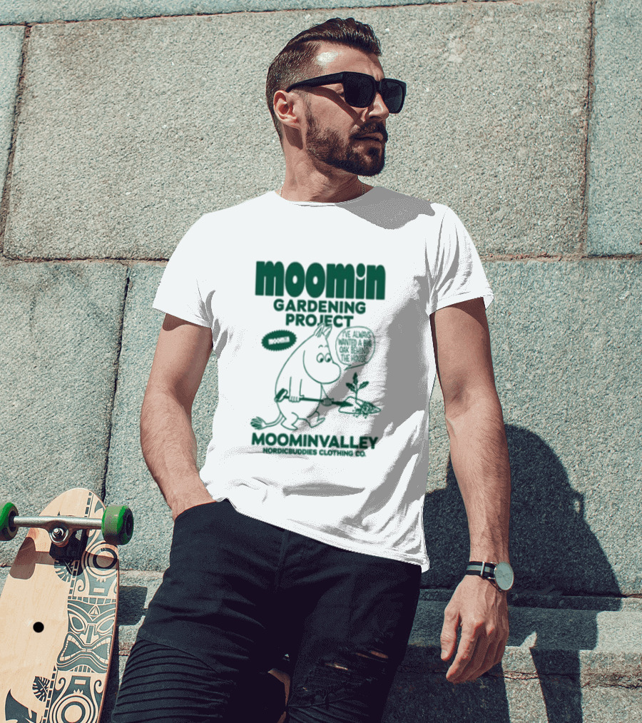 Moomin Gardening Project Moominvalley Backstage Rock T-Shirt