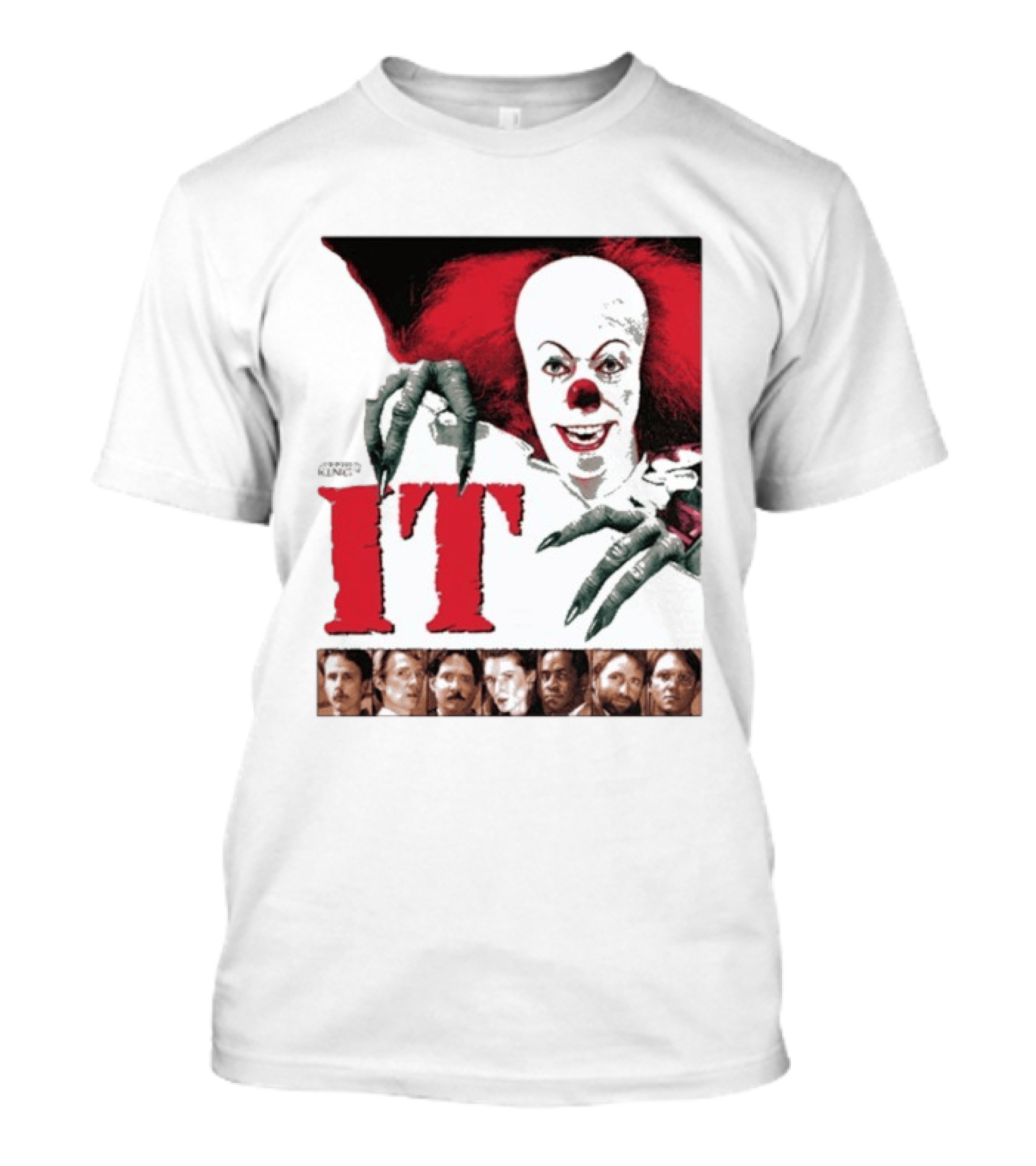 IT Eternal Grin Pennywise Creepy Clown Horror Movie T-Shirt