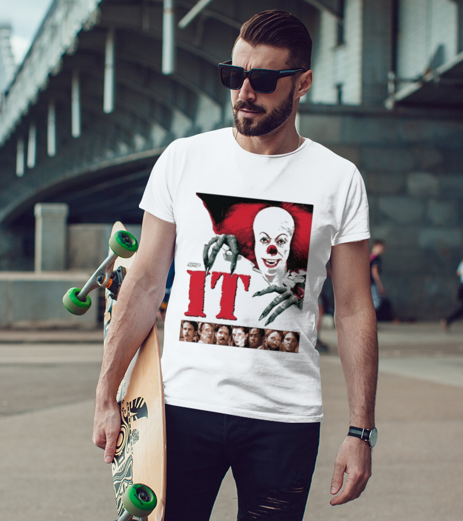IT Eternal Grin Pennywise Creepy Clown Horror Movie T-Shirt