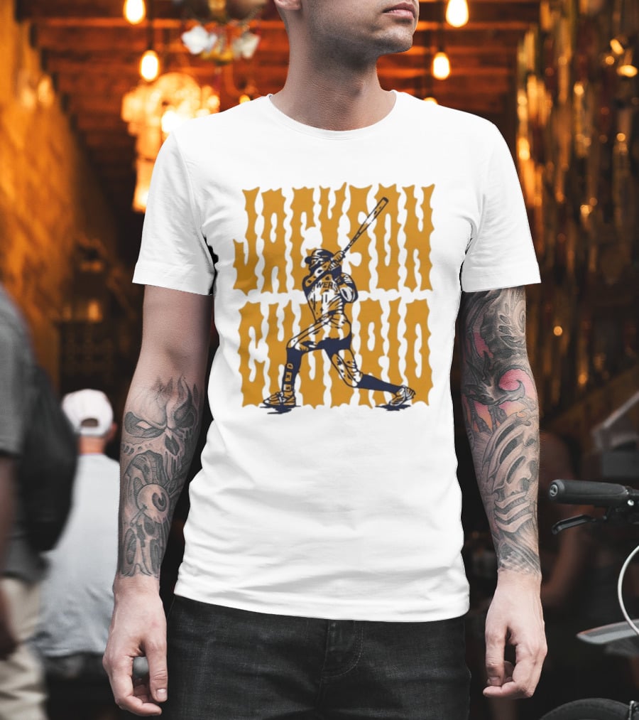 Jackson Chourio Milwaukee Brewers Baseball No 11 T-Shirt