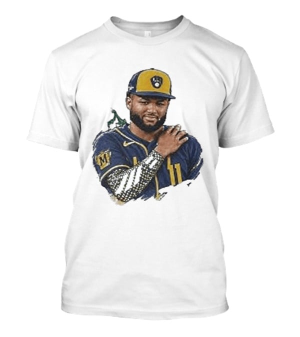 Milwaukee Brewers Jackson Chourio Praying Mantis NLCS 2026 Baseball T-Shirt