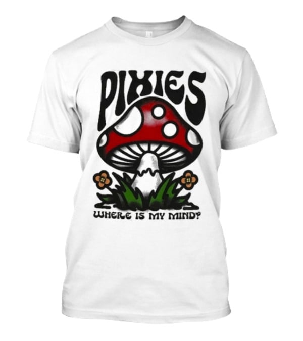 Pixies Where Is My Mind Mushroom T-Shirt