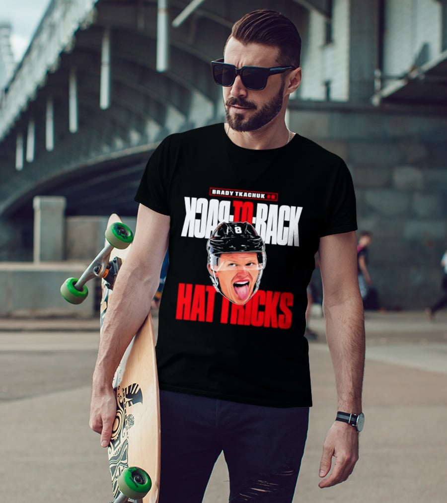 Brady Tkachuk Back To Back Hat Tricks T-Shirt