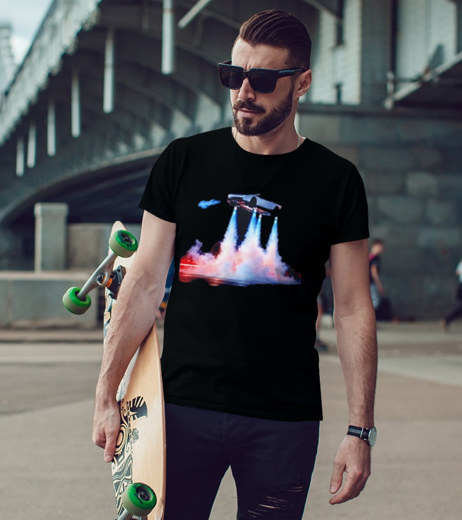 Tesla Flying Car Rocket Launch Innovation T-Shirt