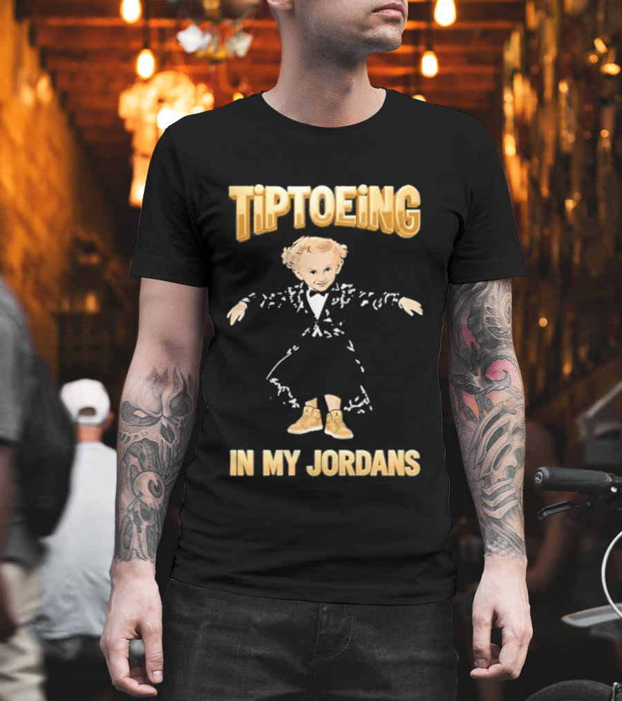 Tiptoeing In My Jordans With Child T-Shirt