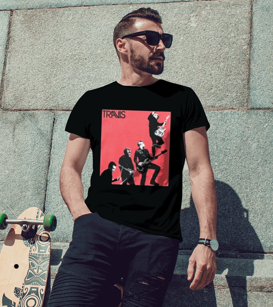 Travis October 14 2026 Pepsi Center WTC Mexico City Concert Tour Red Album T-Shirt