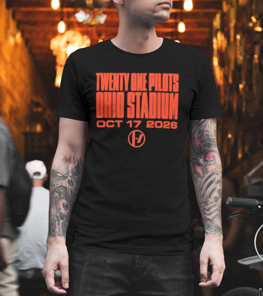 Twenty One Pilots Ohio Stadium Oct 17 2026 Event T-Shirt