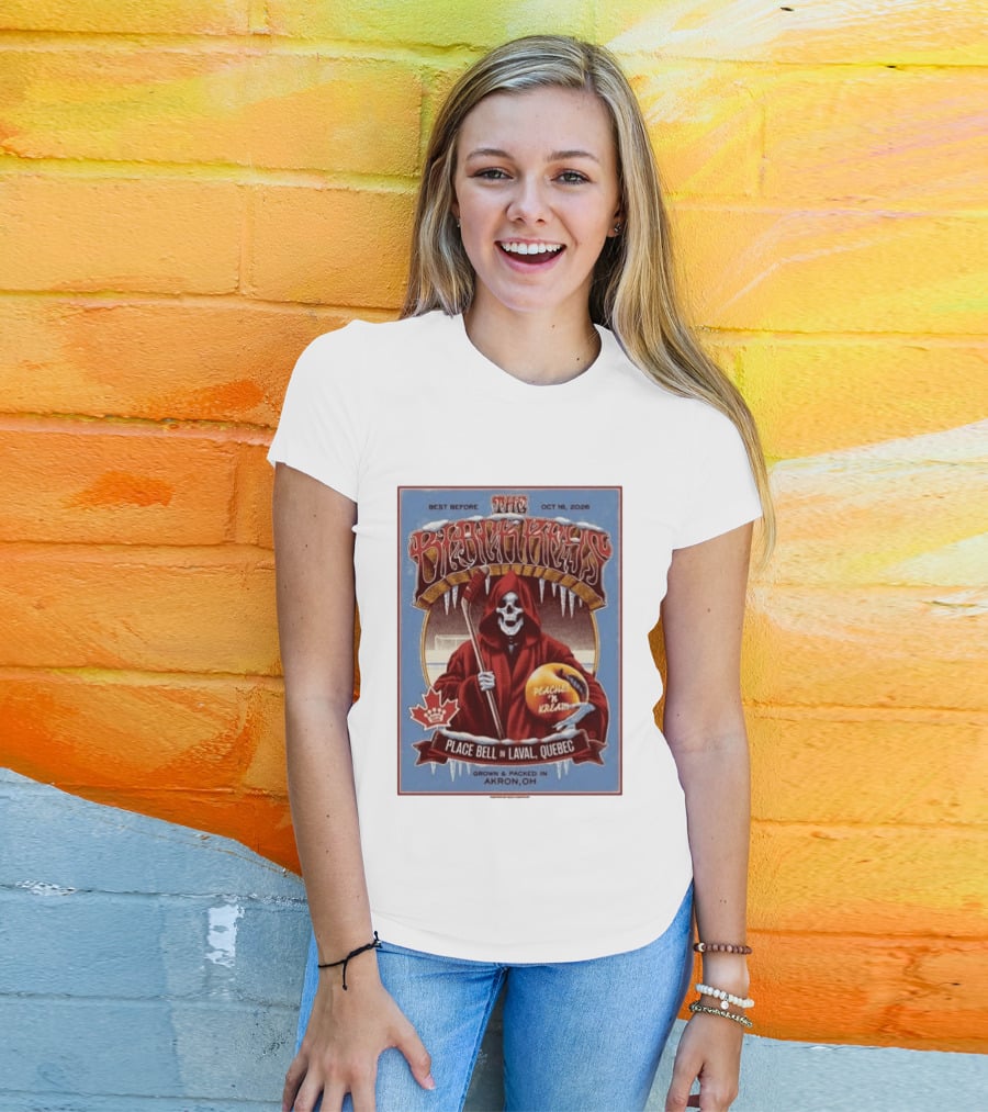 The Black Keys Place Bell Laval Quebec 2026 Max Looffler Peaches N Kream World Tour October 16 2026 T-Shirt