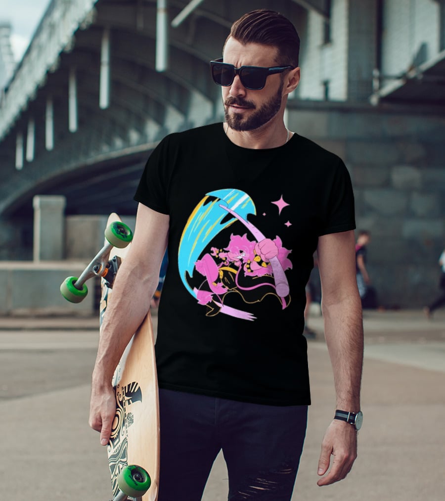 Deltarune Rudebuster Axe Character Slash Attack T-Shirt
