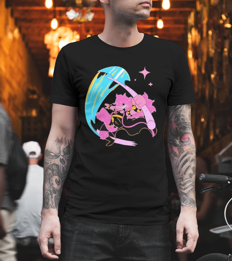 Deltarune Rudebuster Axe Character Slash Attack T-Shirt