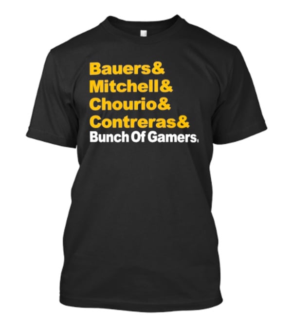 Milwaukee Brewers Bauers Mitchell Chourio Contreras Bunch Of Gamers T-Shirt