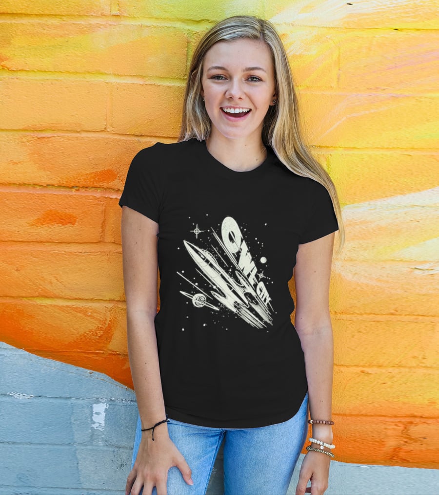 Owl City Rocket Neon Starry Space Adventure T-Shirt