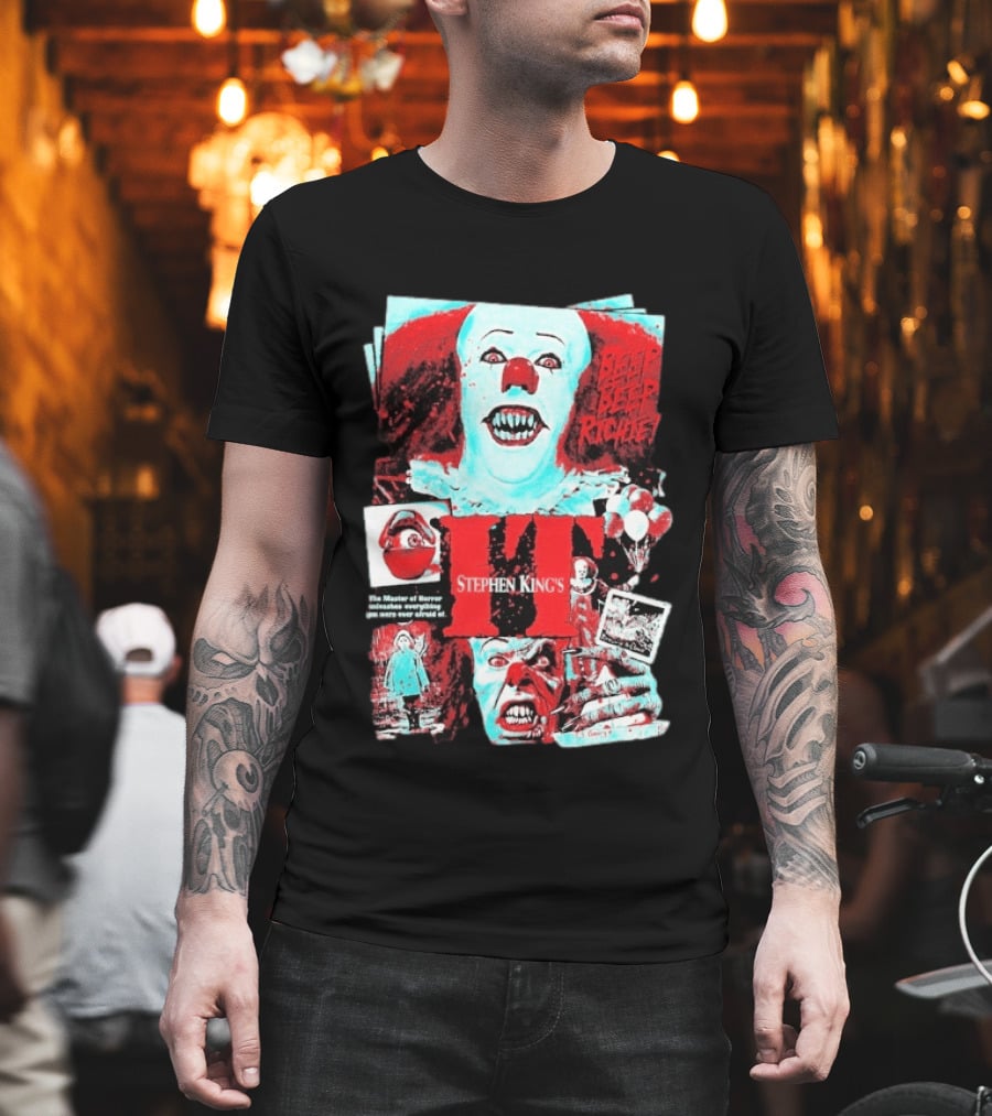 Stephen King's IT Beep Beep Richie Pennywise And Nightmare In Derry T-Shirt