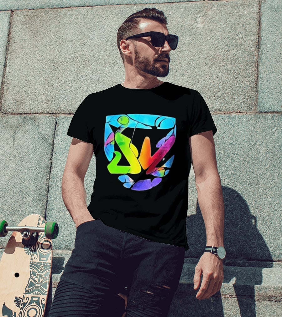 Nice France Riots 2026 Micromania Store Manager Viral Multicolor Abstract T-Shirt