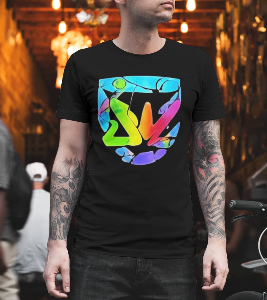 Nice France Riots 2026 Micromania Store Manager Viral Multicolor Abstract T-Shirt