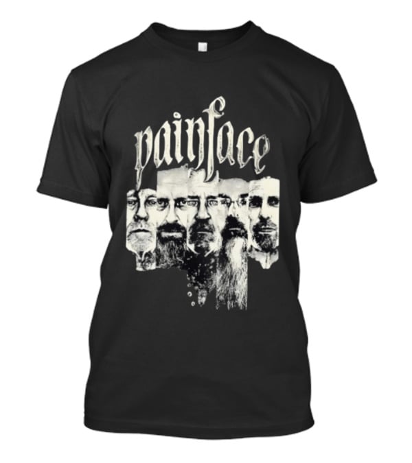 Painface Distorted Faces Collage T-Shirt
