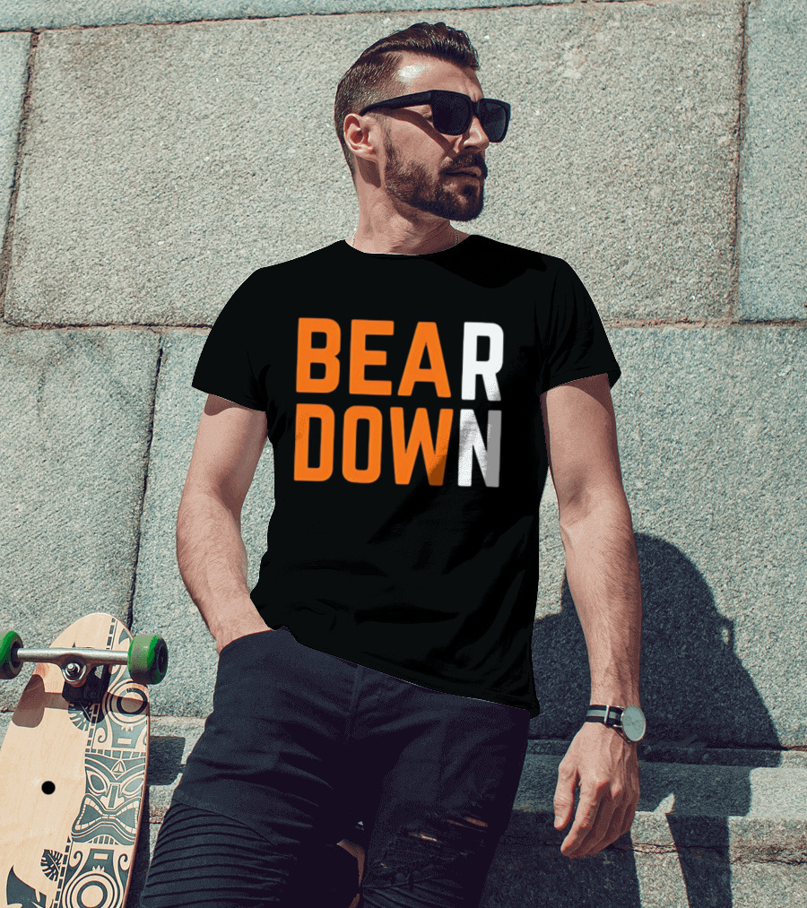 Bear Down Chicago Football Team Spirit T-Shirt