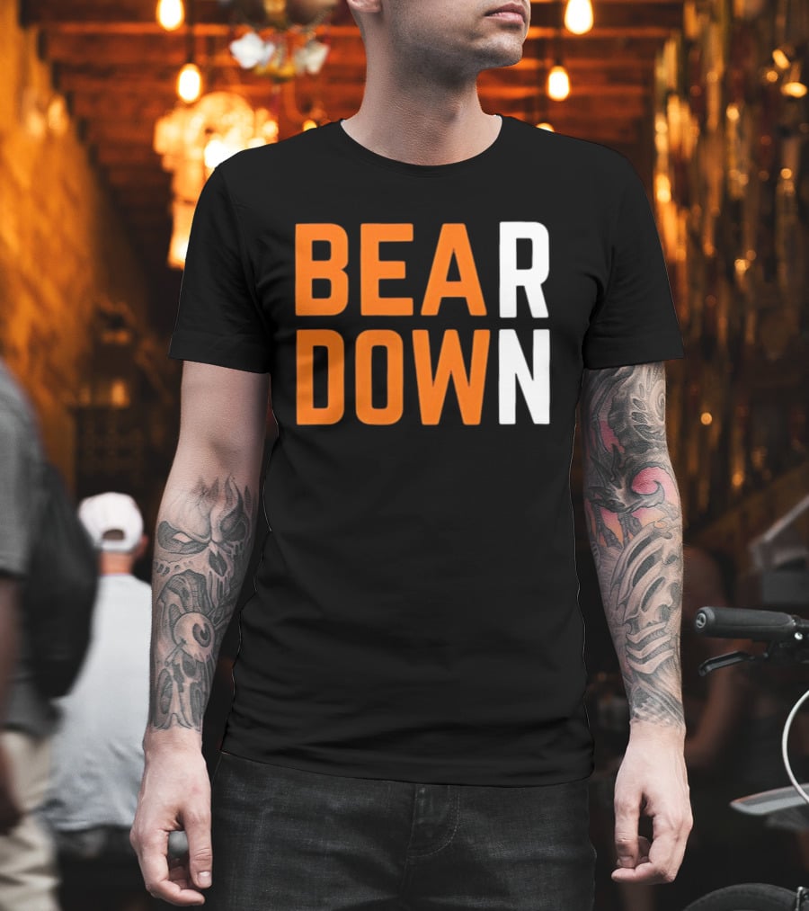 Bear Down Chicago Football Team Spirit T-Shirt