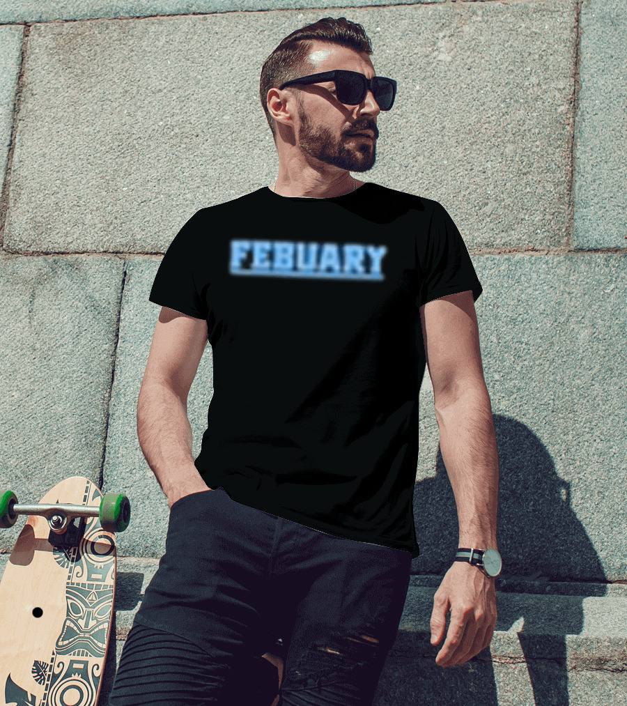 Febuary For Everything I Love Las Vegas Emotional T-Shirt