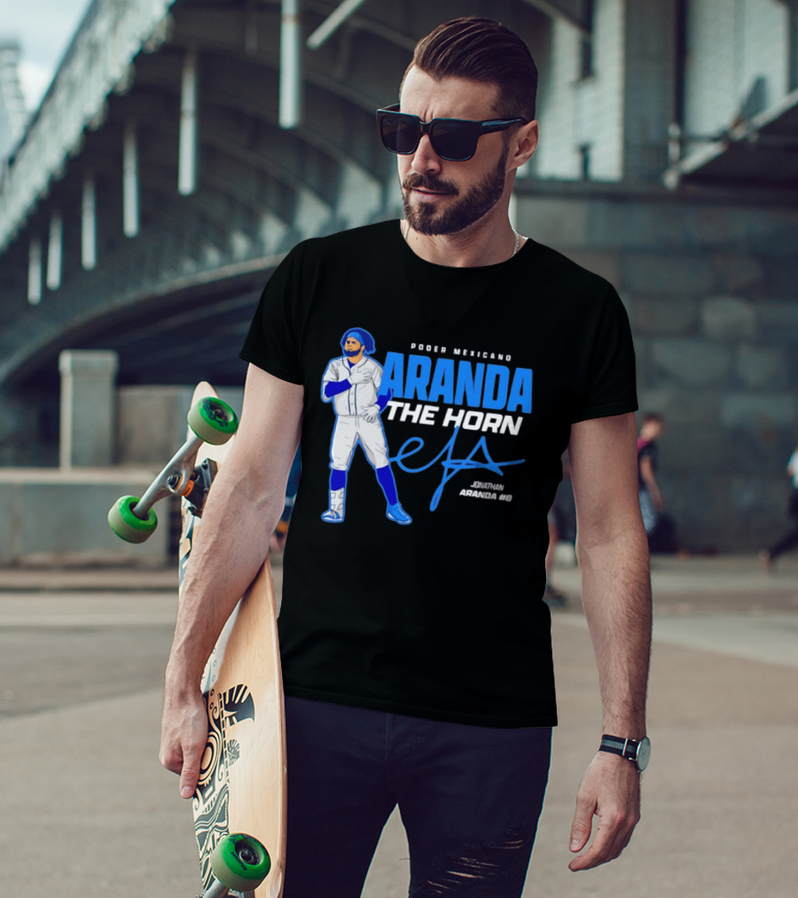 Poder Mexicano Aranda The Horn Jonathan Aranda #9 T-Shirt