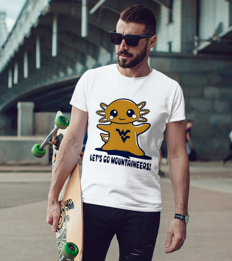West Virginia Basketball Pokémon Let's Go Mountaineers WVU Fan Spirit T-Shirt