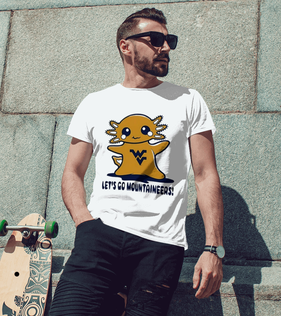 West Virginia Basketball Pokémon Let's Go Mountaineers WVU Fan Spirit T-Shirt