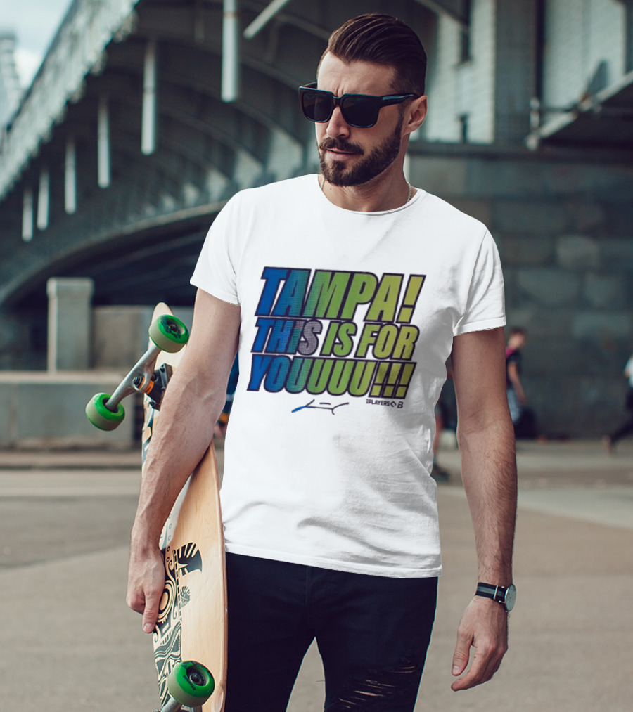 Tampa This Is For Youuuu Junior Caminero Tampa Bay Rays T-Shirt
