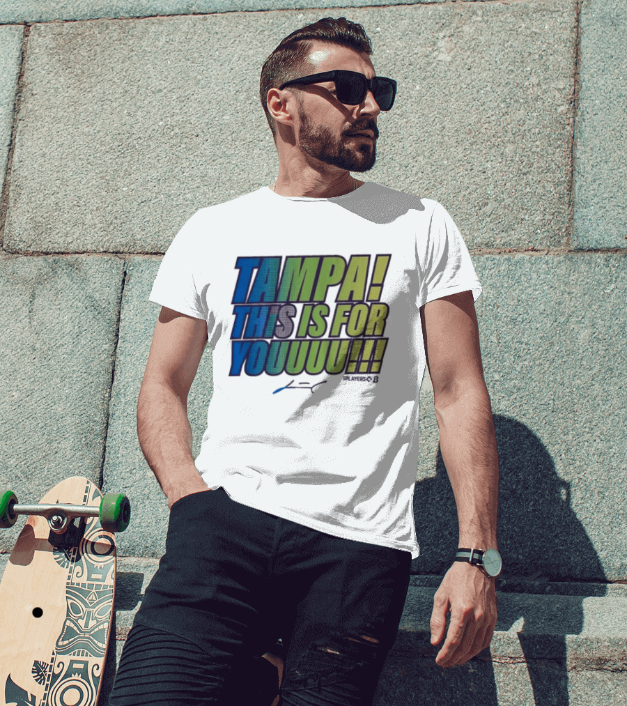 Tampa This Is For Youuuu Junior Caminero Tampa Bay Rays T-Shirt