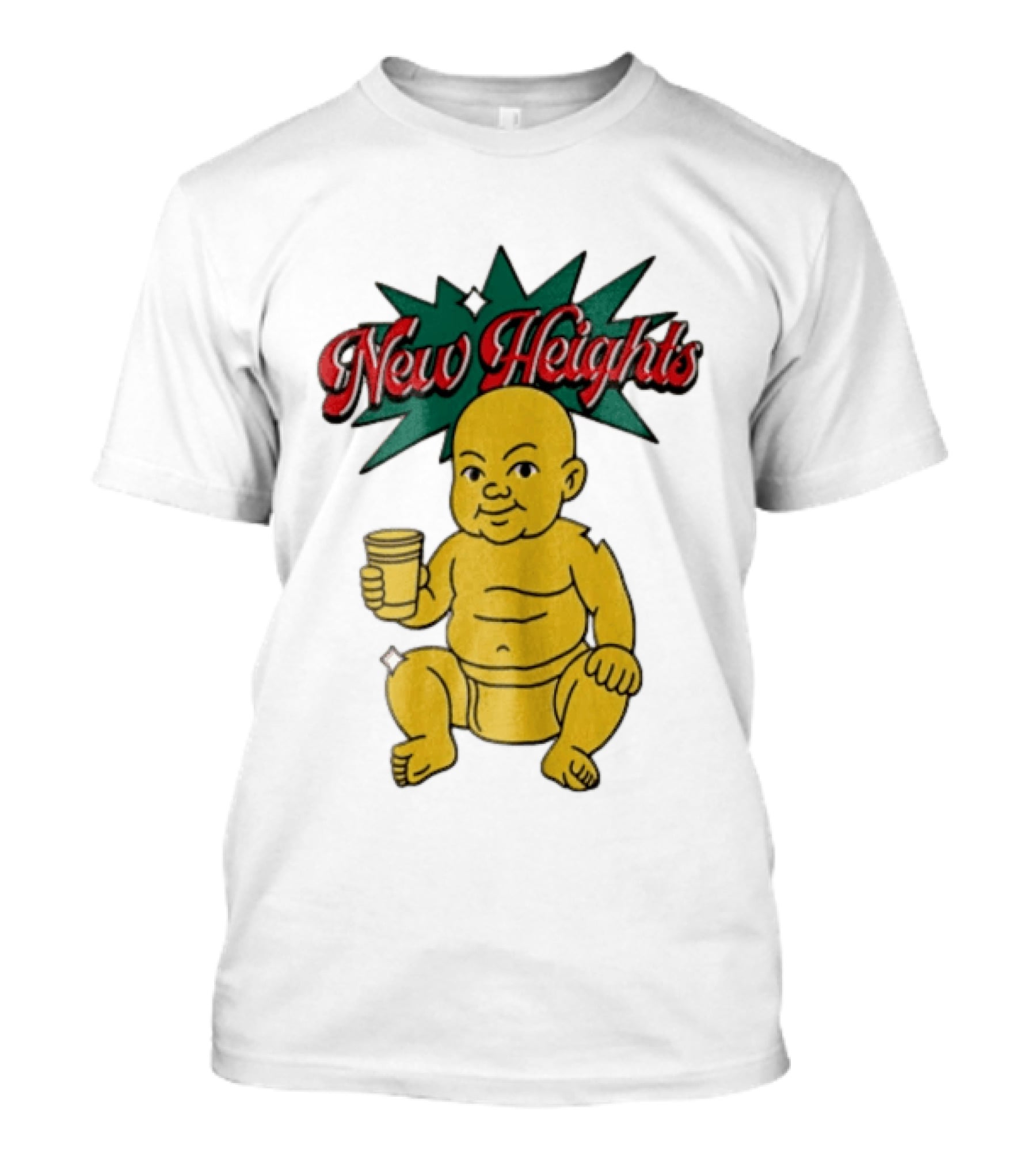 New Heights Golden Baby Drinking Cup T-Shirt