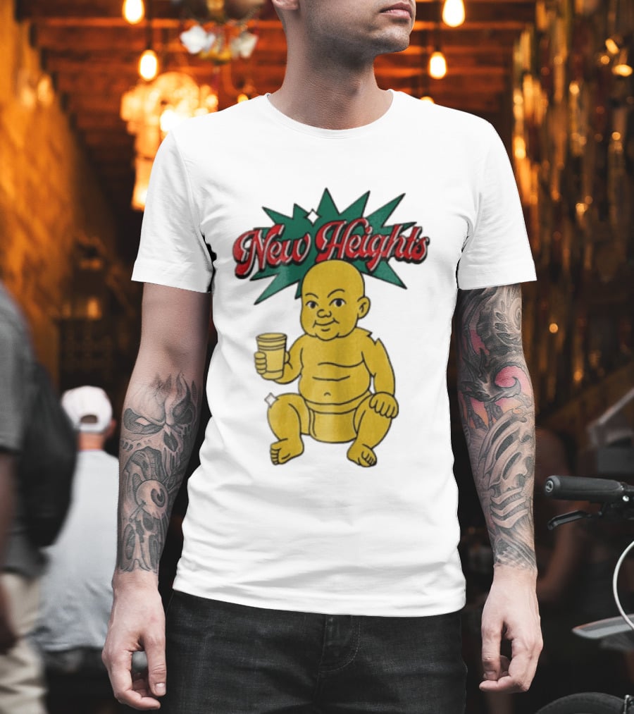 New Heights Golden Baby Drinking Cup T-Shirt