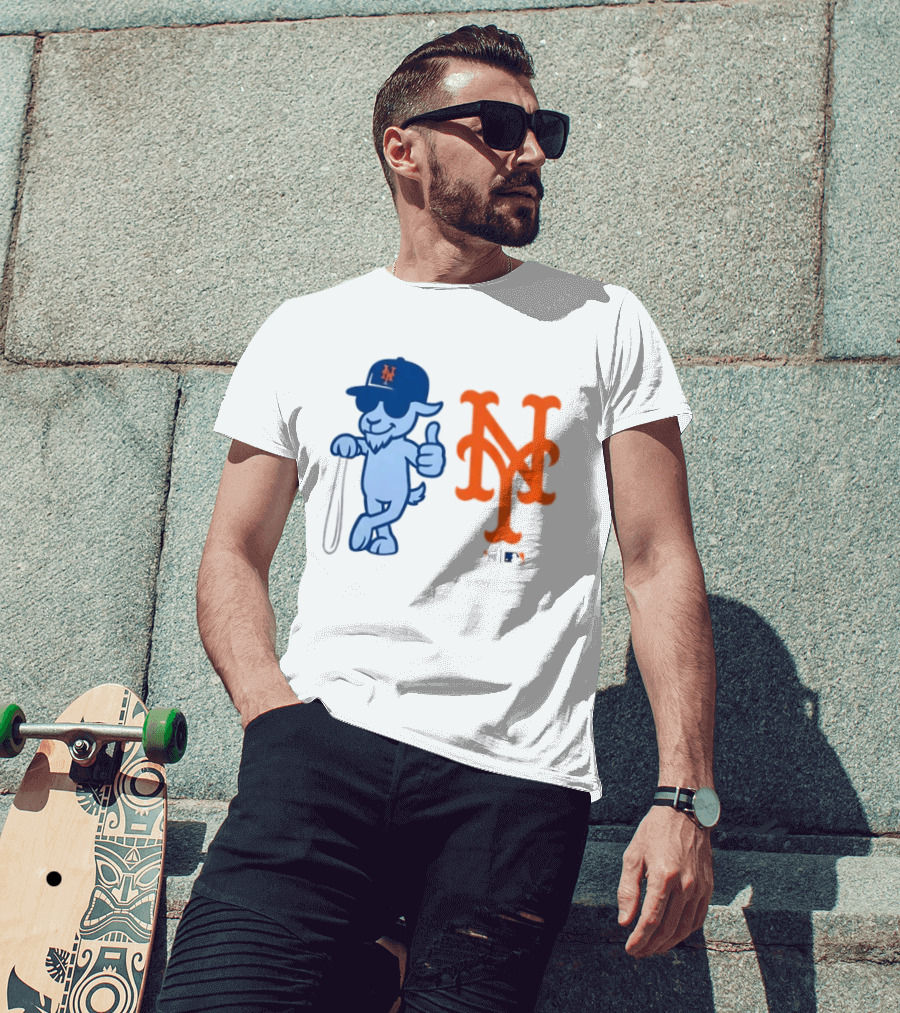 GOAT USA New York Mets Baseball Fan Gear T-Shirt