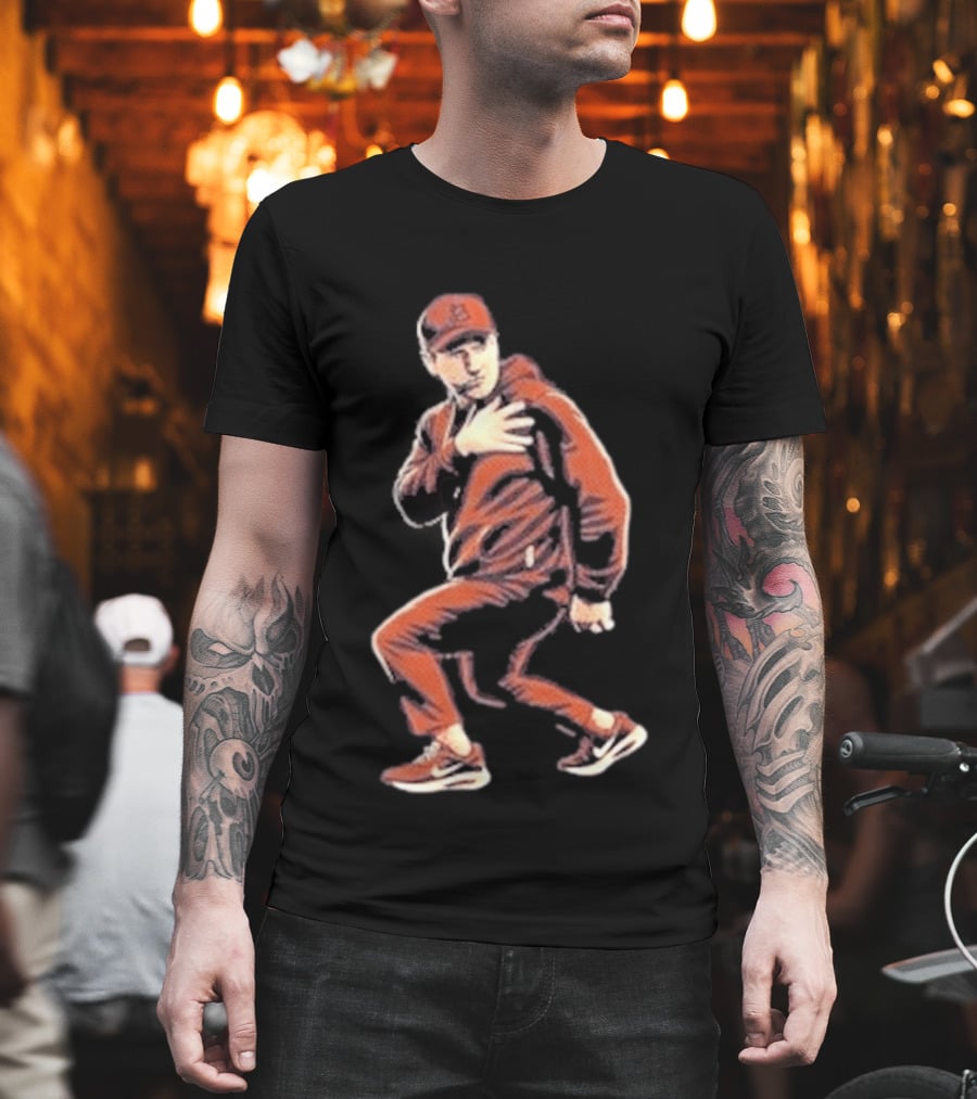 Ben Johnson Stanky Leg Dance Move Iconic Pose T-Shirt