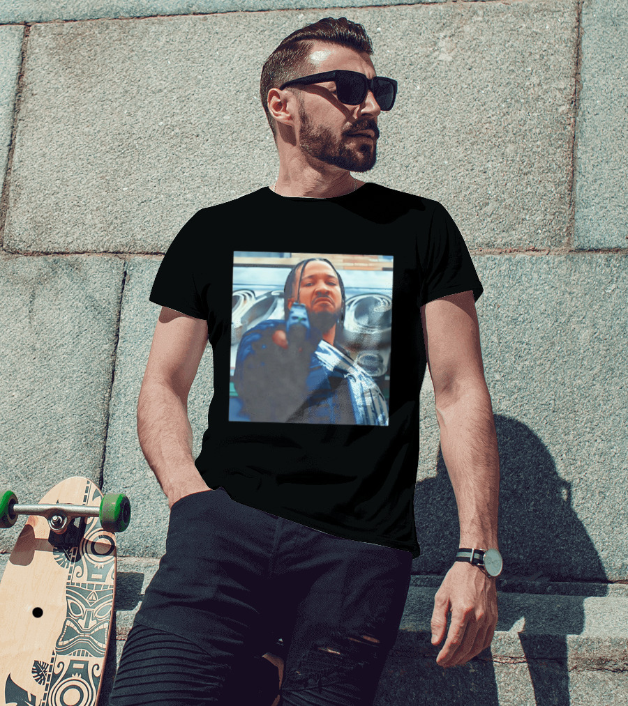 New York Knicks Jalen Brunson With Gun T-Shirt