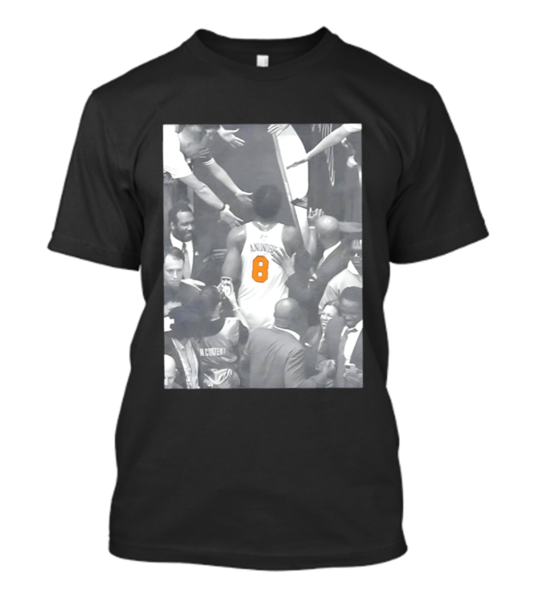 New York Knicks OG Anunoby Number 8 Jersey In Crowd Scene T-Shirt
