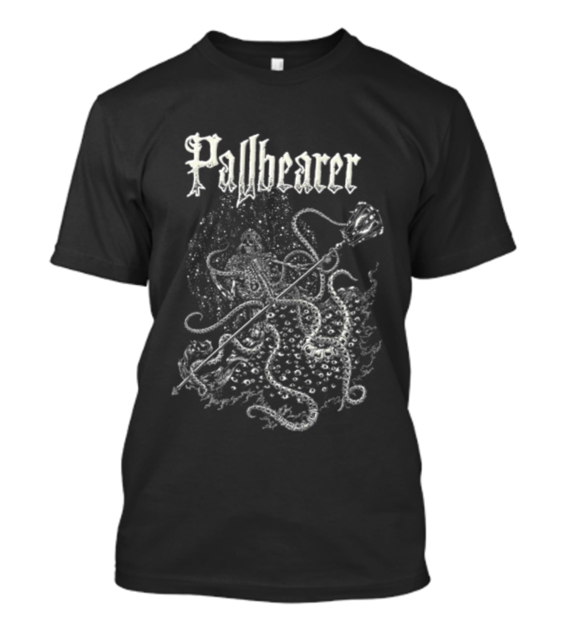 Pallbearer Er In The Dark Octopus Skeleton T-Shirt