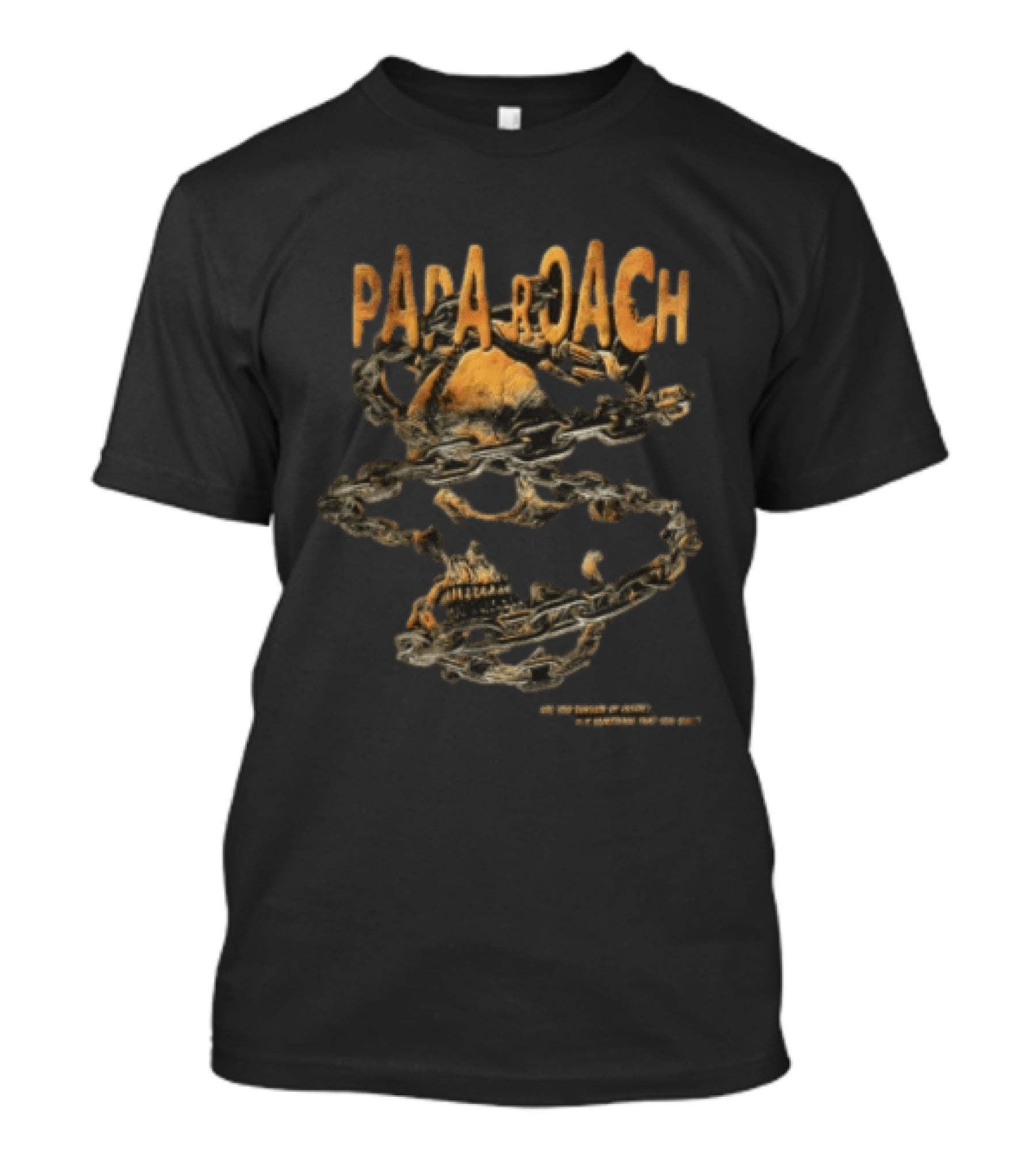 Papa Roach Skull Chains Are You Tangled Up Inside Is It Something That You Hide T-Shirt